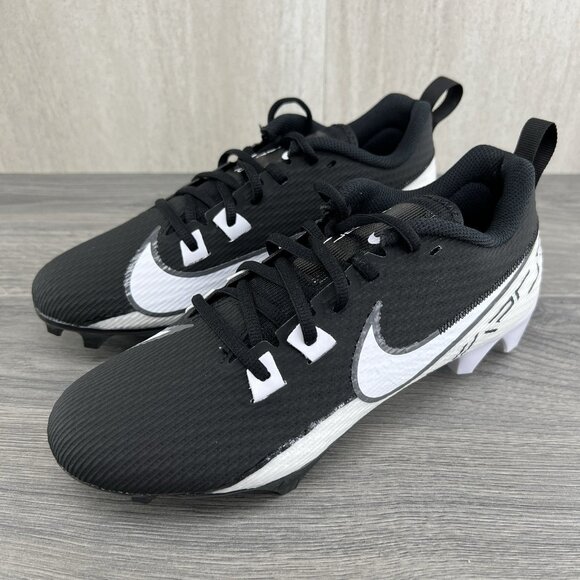 Nike Vapor Edge 360 2 Size 8 Mens Black White Football Cleats - Picture 4 of 11